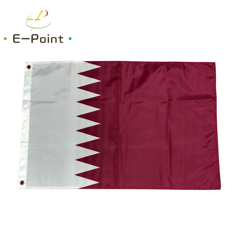 Home Decor Qatar - カタール国旗 2フィート×3フィート (60×90cm) 3フィート×5フィート (90×150cm) サイズ