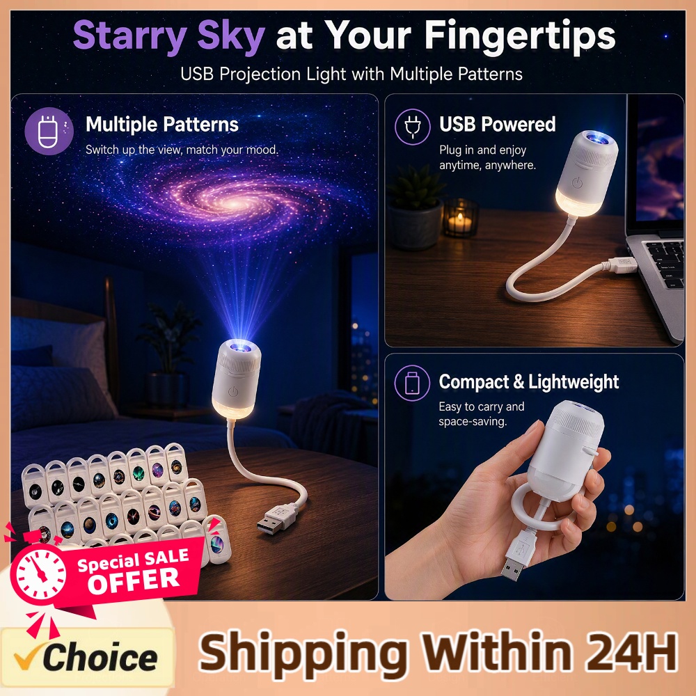 Home Decor Lighting - USB星空プロジェクターランプ HDギャラクシースター＆オーシャンプロジェクターナイトライト タッチコントロール ギャラクシープロジェクターライト ホームカーデコレーション