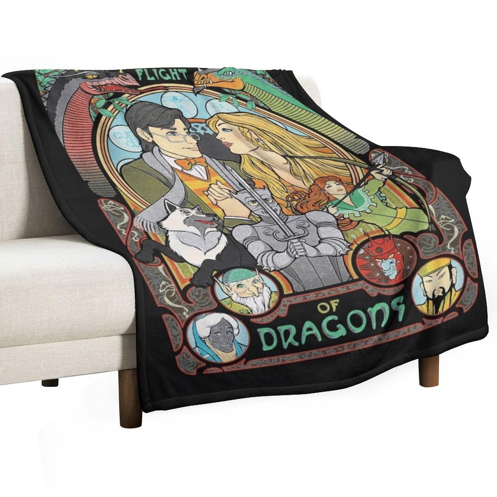 Home Decor Png - フライト・オブ・ドラゴンズ エッセンシャルTシャツ.png スローケット ソファベッド ソフトベッド 装飾ソファ