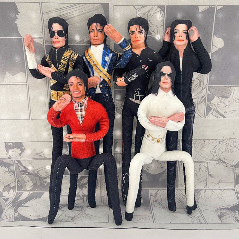 Home Decor Statue - マイケル・ジャクソン可動関節ぬいぐるみアニメコスプレ小道具アクションフィギュアホームルーム装飾グッズファンへのギフト
