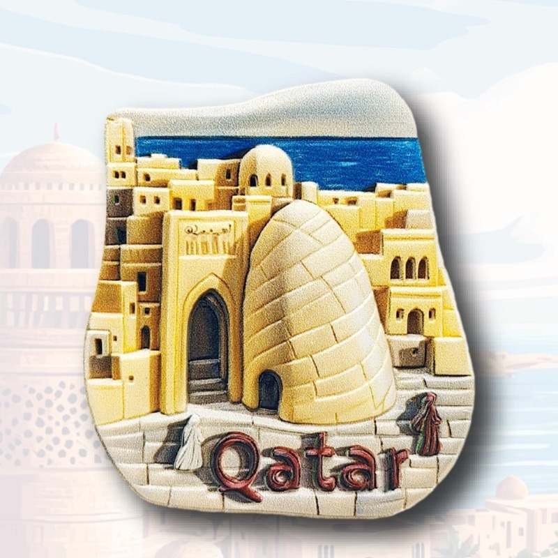 Home Decor Qatar - カタール冷蔵庫マグネットカタール中東旅行お土産国立博物館冷蔵庫ステッカー家の装飾ウェディングギフト