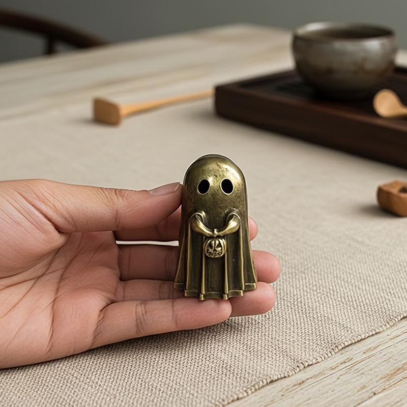 Home Decor Humacao - 新しいユニークなゴーストパンプキン香炉オーナメントハンドヘルドハロウィンデスクトップ装飾品家庭用リビングルームパーティーフレグランスディフューザー