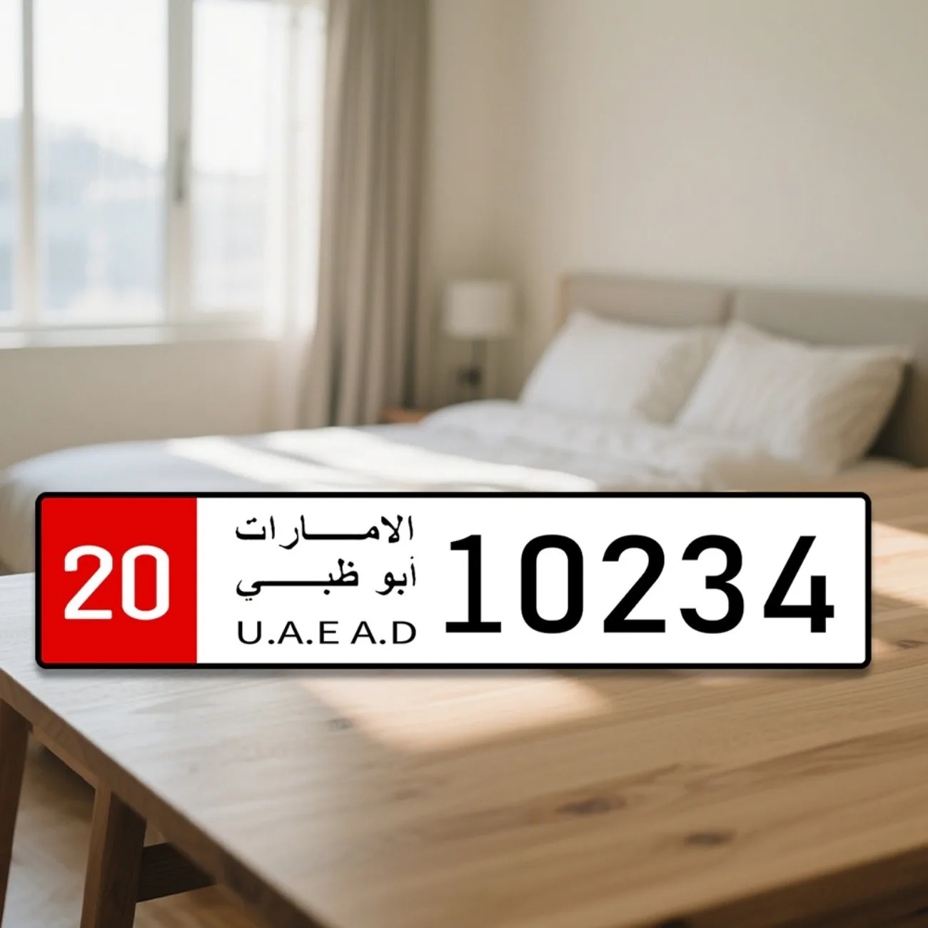 カスタムテキスト アブダビ UAE アルミニウム製ナンバープ - Home Decor Uae のレビューと価格