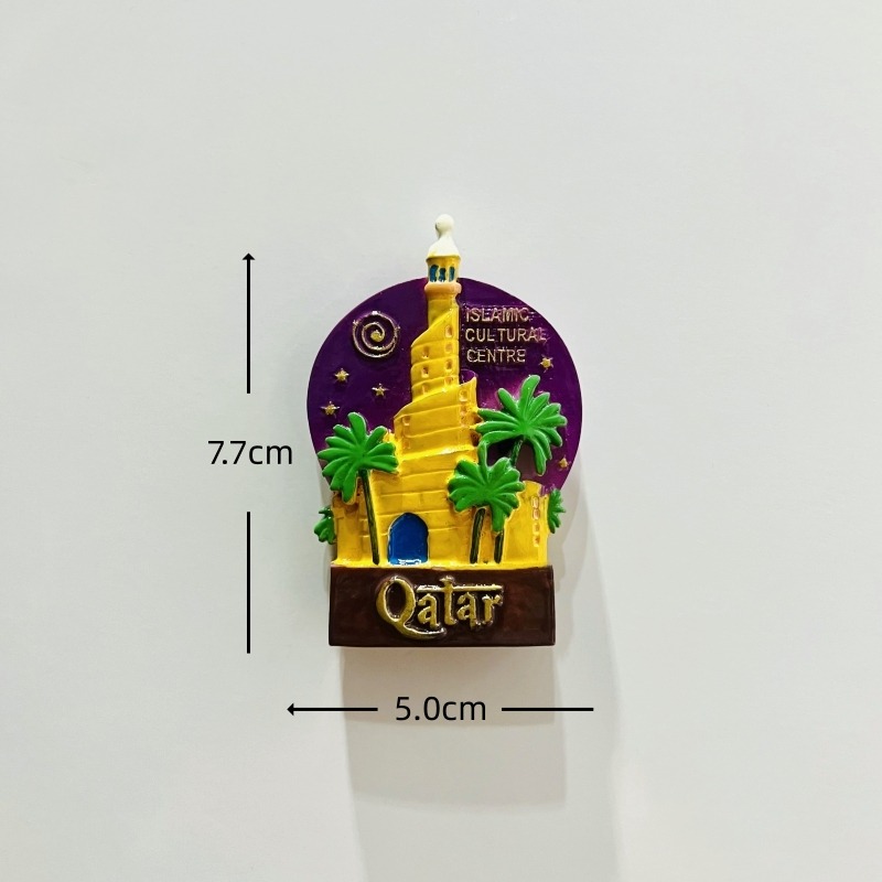 カタール 3D 冷蔵庫マグネット飾りお土産樹脂冷蔵庫マグネッ - Home Decor Qatar のレビューと価格