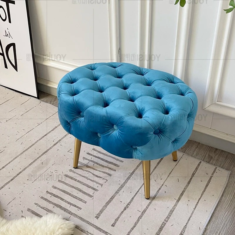 かわいいソフトフットスツールファッションクリエイティブアクセ - Home Decor Furniture のレビューと価格