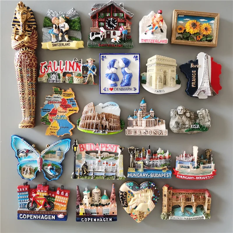 エジプトの冷蔵庫用マグネット,家の装飾ステッカー,スイス,エ - Germany Home Decor のレビューと価格