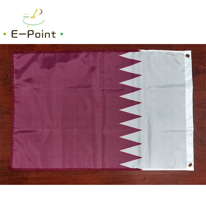 カタール国旗 2フィート×3フィート (60×90cm) 3 - Home Decor Qatar のレビューと価格