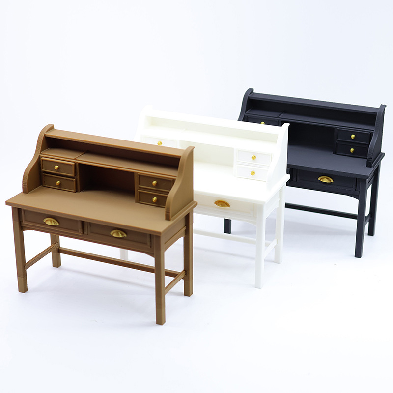 1/12 ドールハウス模擬ライティングデスクモデル人形ホーム - Home Decor Furniture のレビューと価格