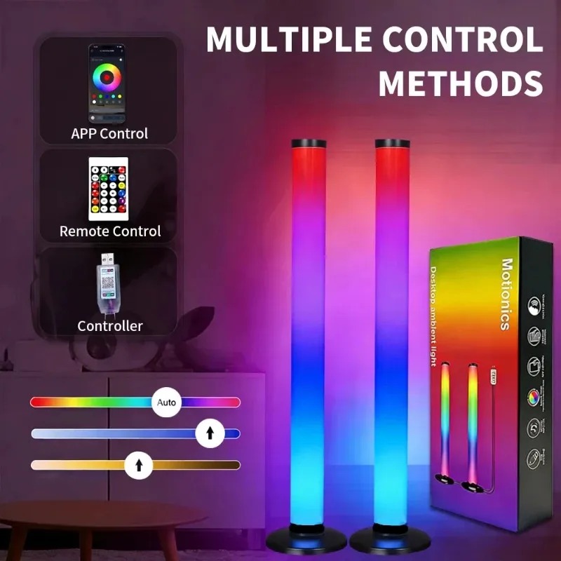 RGB LEDライトバー USB給電式、スマートTVアンビエ - Home Decor Lighting のレビューと価格