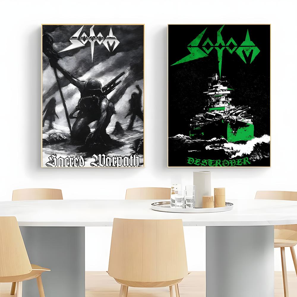 ドイツスピードスラッシュメタルバンド S-Sodom ポスタ - Germany Home Decor のレビューと価格