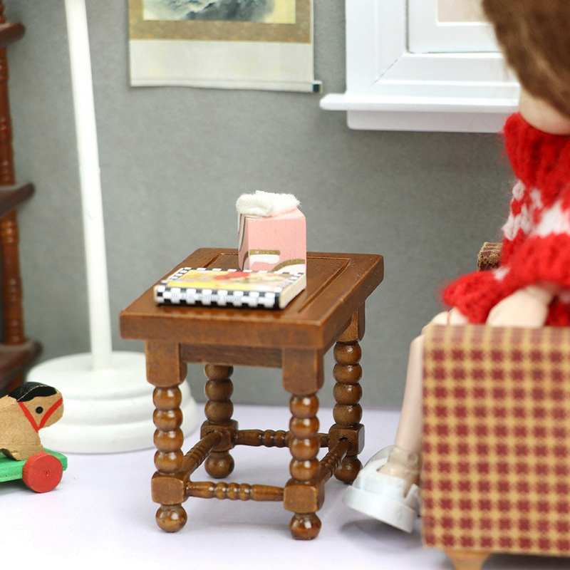 1:12 ドールハウスミニチュアラウンドテーブルティーテーブ - Home Decor Furniture のレビューと価格