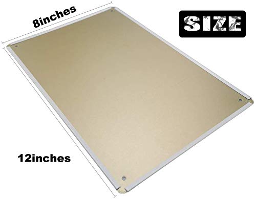 HOUVSSEN メタルブリキ看板、8 x 12インチ、ヴィ - Germany Home Decor のレビューと価格