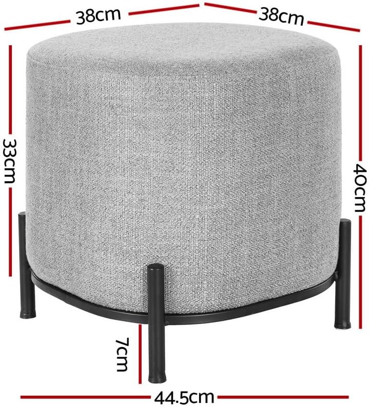 オスマン帝国風、丸型フットスツール、ラウンジフットプーフ、化 - Home Decor Furniture のレビューと価格