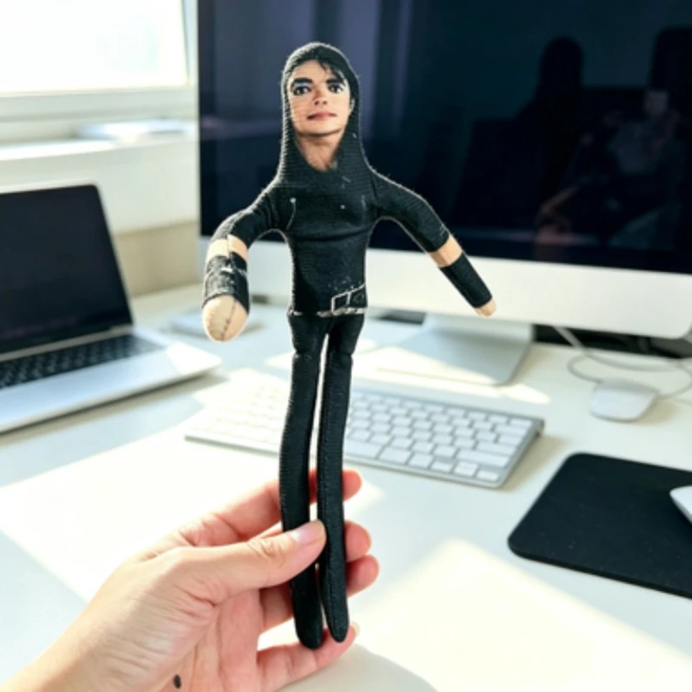 マイケル・ジャクソン可動関節ぬいぐるみアニメコスプレ小道具ア - Home Decor Statue のレビューと価格