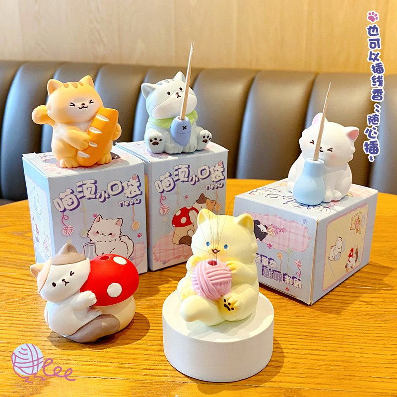 Miaoxu かわいい漫画猫の置物クリエイティブ樹脂デスクト - Home Decor Humacao のレビューと価格