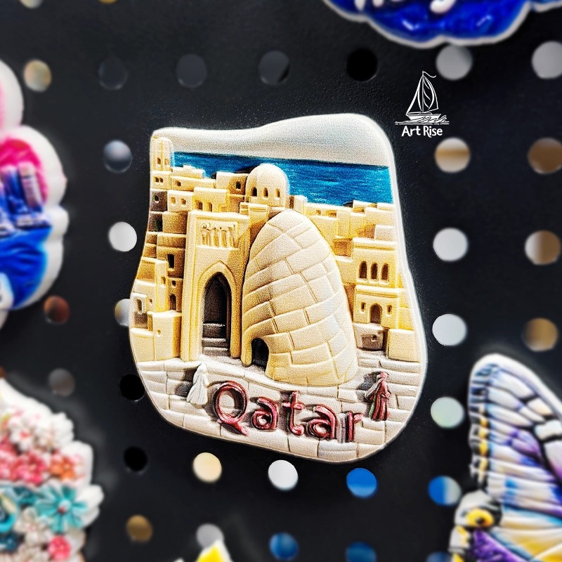 カタール冷蔵庫マグネットカタール中東旅行お土産国立博物館冷蔵 - Home Decor Qatar のレビューと価格