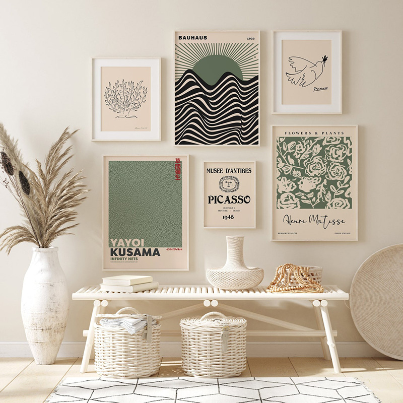 アンリ・マティス・ピカソポスタープリントフラワーマーケット壁 - Home Decor Market のレビューと価格