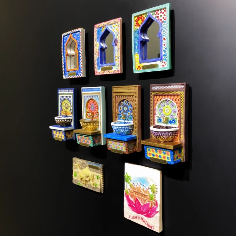 中級eastトラベーリングお土産冷蔵庫のステッカー、家の装飾 - Home Decor Uae のレビューと価格
