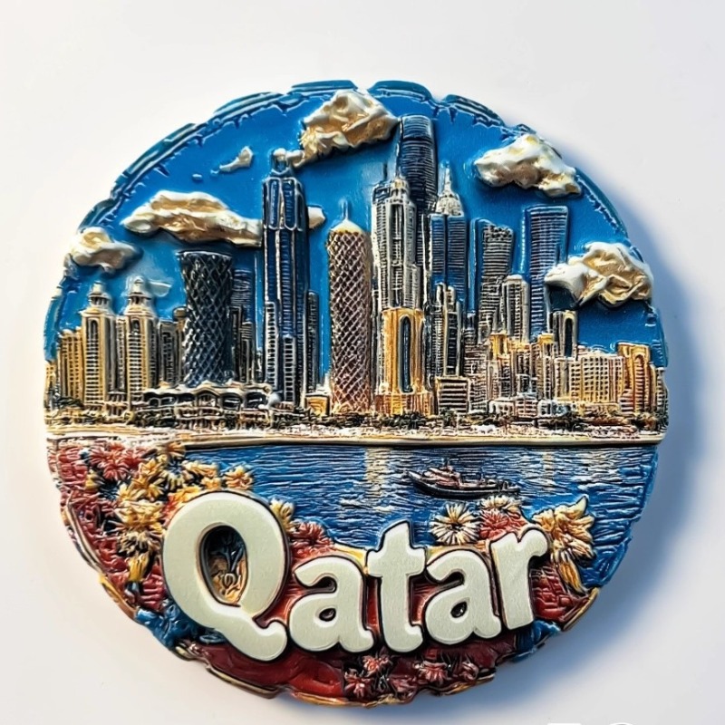 カタール冷蔵庫マグネット中東旅行お土産ドーハソーキュワキフ冷 - Home Decor Qatar のレビューと価格