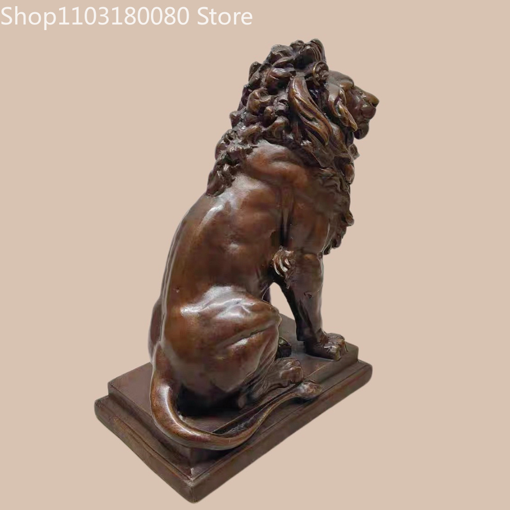 21cmアンティーク仕上げ銅製ユダの獅子像ユダヤ教家庭祭壇装 - Home Decoration のレビューと価格