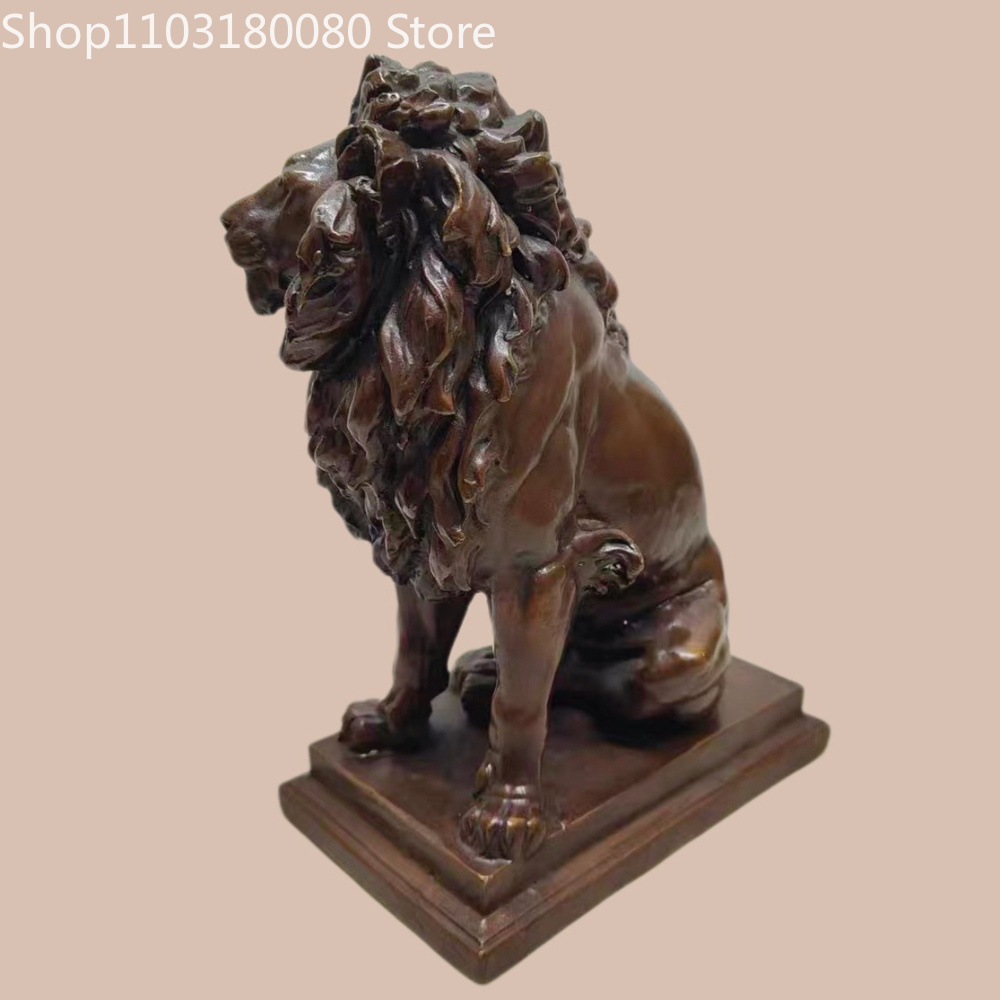 21cmアンティーク仕上げ銅製ユダの獅子像ユダヤ教家庭祭壇装 - Home Decoration のレビューと価格