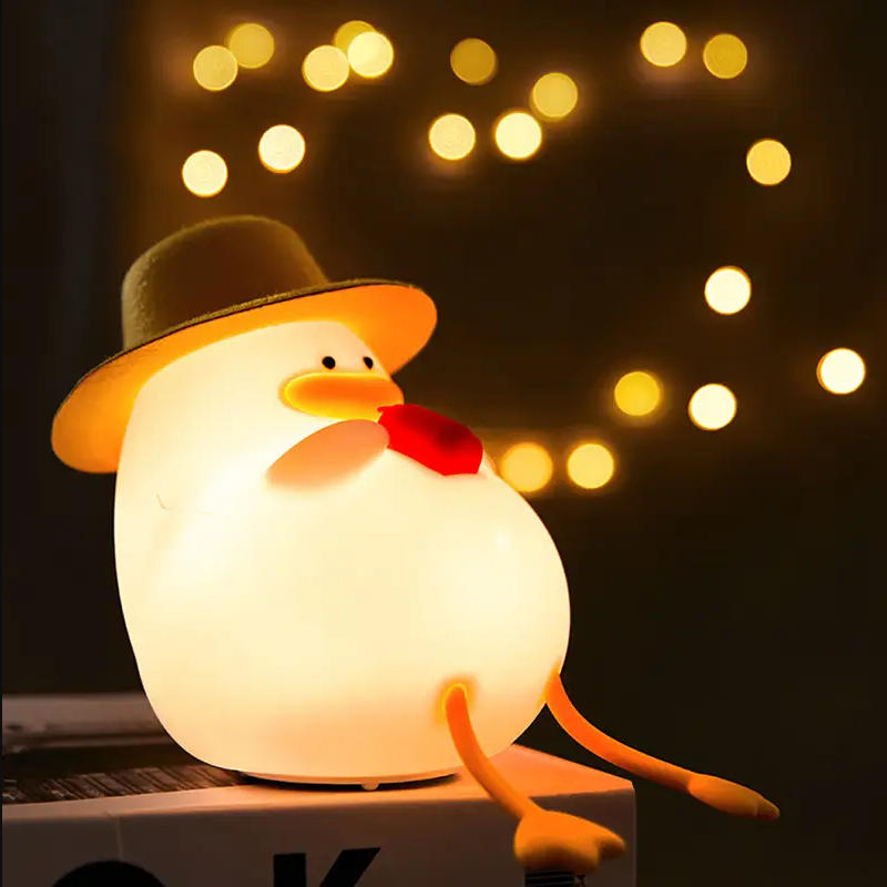 ハッピーダックナイトライト、タッチコントロールベッドサイドラ - Home Decor Lighting のレビューと価格