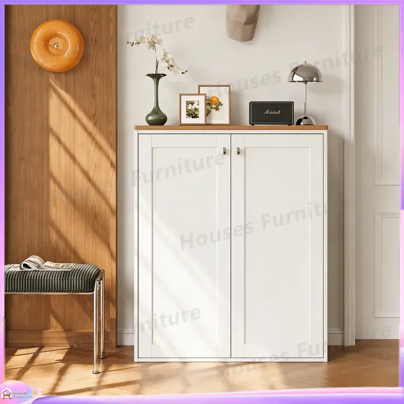 モダンな靴収納キャビネット、調節可能な棚付き、多機能玄関ホー - Home Decor Furniture のレビューと価格