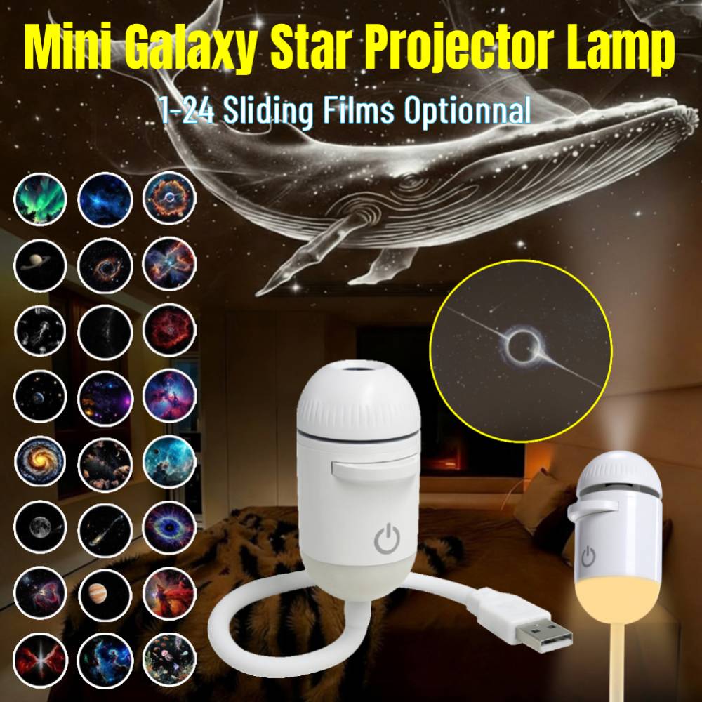 ギャラクシー星空ナイトライトプロジェクター360 °   明 - Home Decor Lighting のレビューと価格