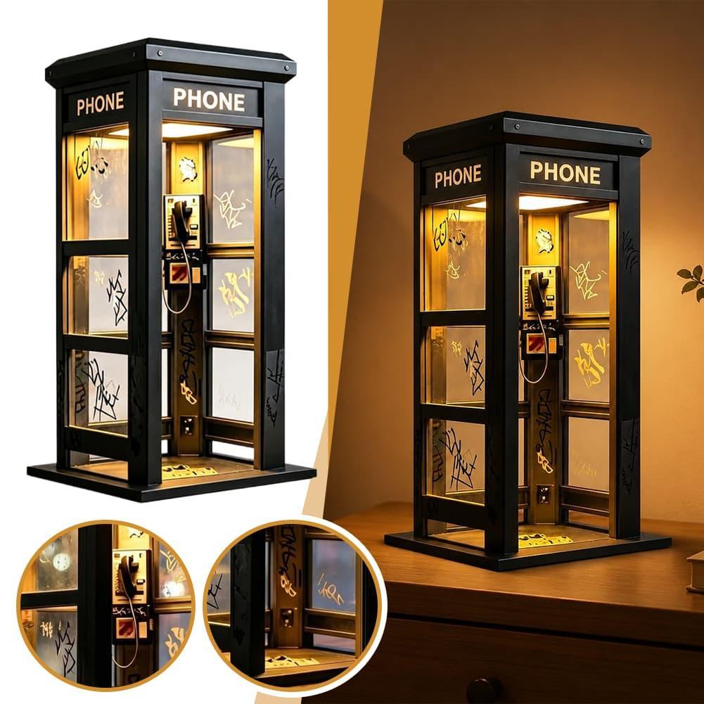 ヴィンテージロンドン電話ボックステーブルランプ レトロ電話ボ - Home Decor Lighting のレビューと価格