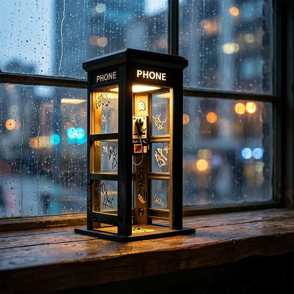 ヴィンテージロンドン電話ボックステーブルランプ レトロ電話ボ - Home Decor Lighting のレビューと価格