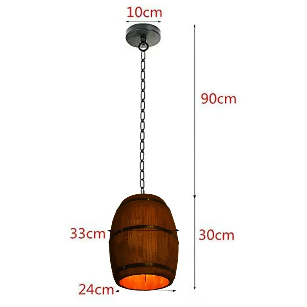素朴なランプヴィンテージシャンデリア木製ペンダントライトワイ - Home Decor Lighting のレビューと価格