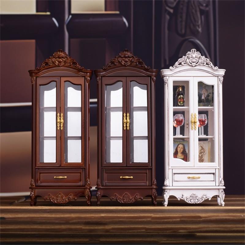 1/12 ドールハウスヴィンテージシミュレーション収納キャビ - Home Decor Furniture のレビューと価格