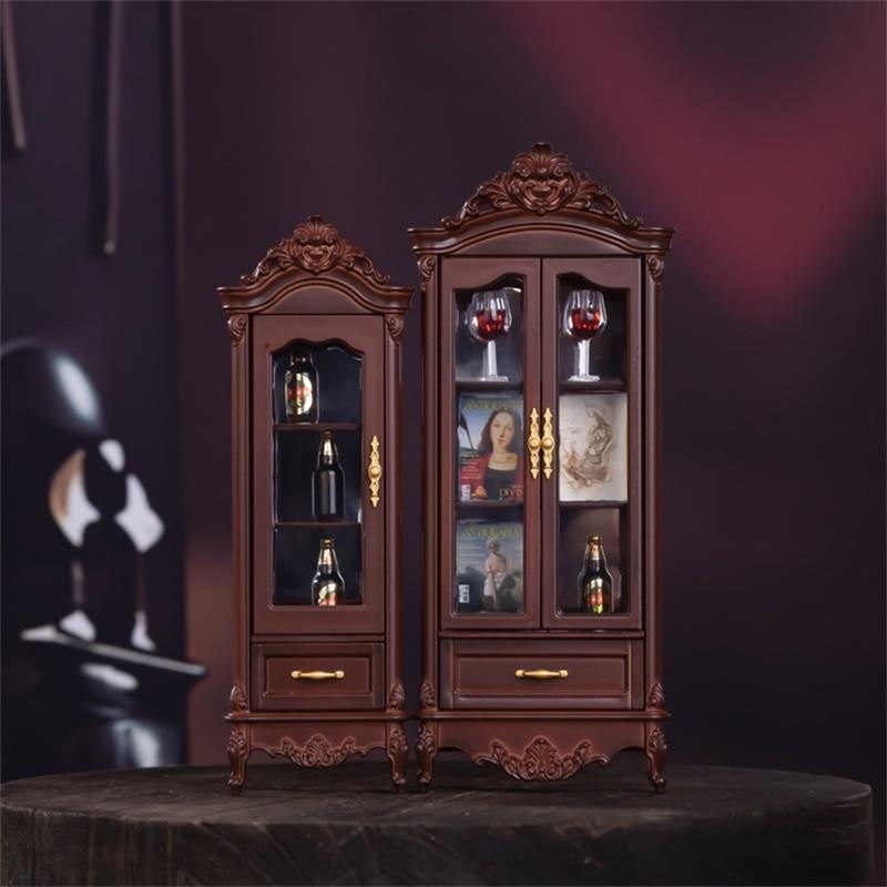 1/12 ドールハウスヴィンテージシミュレーション収納キャビ - Home Decor Furniture のレビューと価格