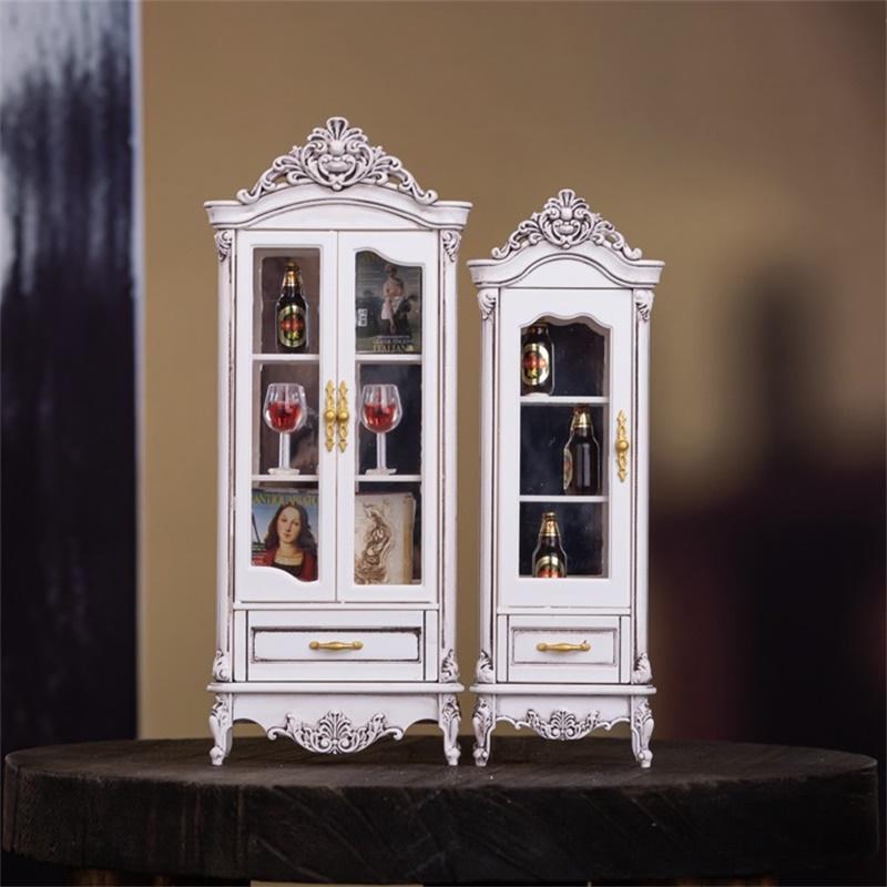 1/12 ドールハウスヴィンテージシミュレーション収納キャビ - Home Decor Furniture のレビューと価格