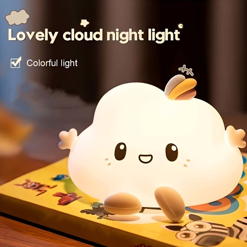 クラウドナイトライト、タッチコントロール調光、充電とタイマー - Home Decor Lighting のレビューと価格