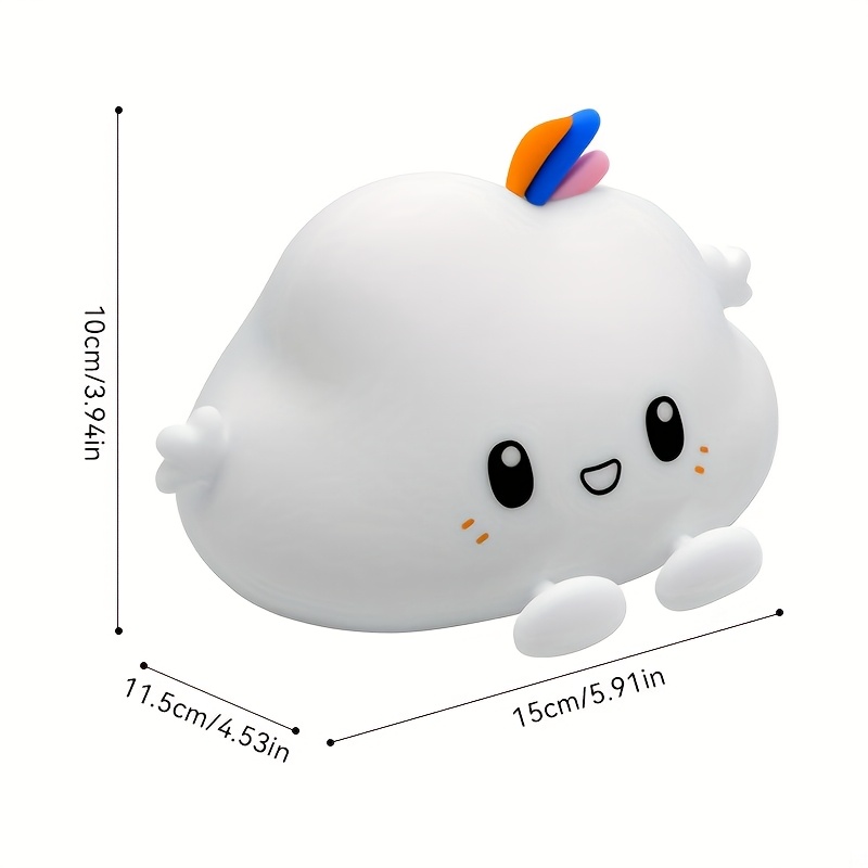 クラウドナイトライト、タッチコントロール調光、充電とタイマー - Home Decor Lighting のレビューと価格