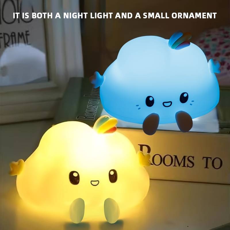 クラウドナイトライト、タッチコントロール調光、充電とタイマー - Home Decor Lighting のレビューと価格
