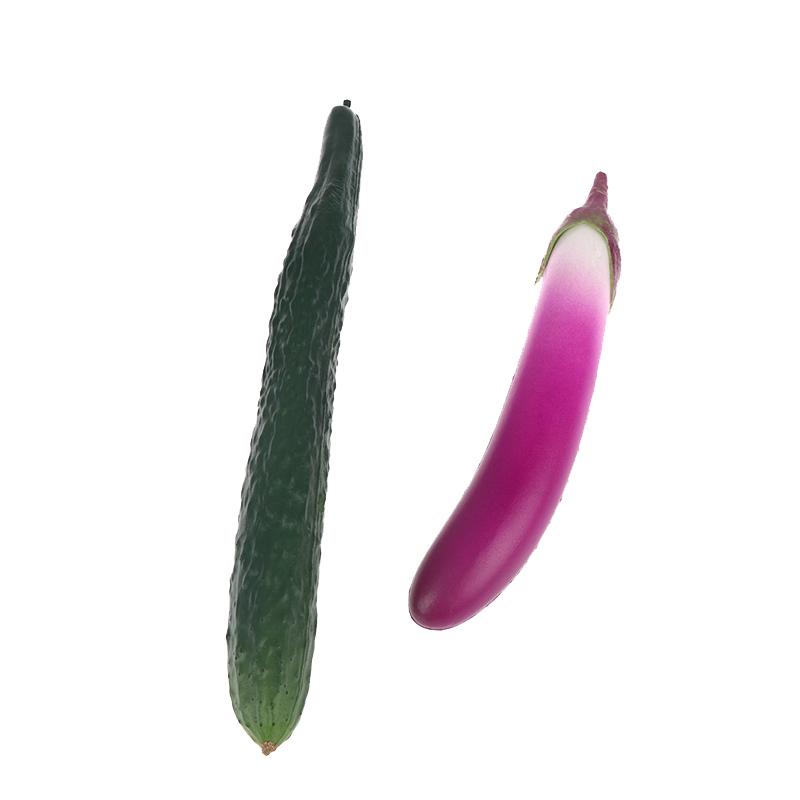 リアルなフェイク野菜 シミュレーションナス・キュウリの石膏装 - Home Decor Market のレビューと価格