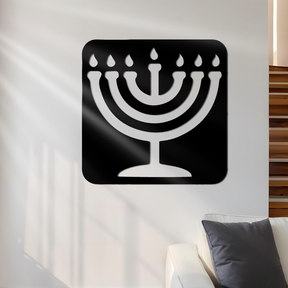 CIFBUY 鉄製ウォールアート ヴィンテージ メノラー メ - Home Decoration のレビューと価格